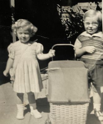 1948 Lois and Neil at their grandmother's house 4
