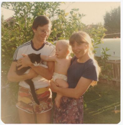 1980-06 Lois and Tim with David
David was born on 9th February 1980 at 6:50PM. It was a Saturday. Can't forget that one!
