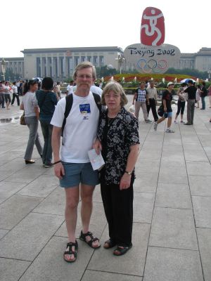 2008-08 Lois and TIm at the Beijing Olympics
We were lucky enough to attend the Sydney, Beijing, London and Rio Olympics - and Lois also attended the 1972 Olympics in Munich.
