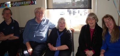 2011-07-31 Bev's 60th birthday
Lois's sister Bev celebrated her 60th birthday at the Olive Tree Hotel in Sunbury in 2011. Pic shows Tim, Neil, Jill, Lois and Bev
