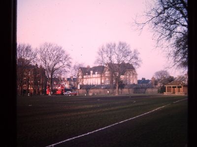 1973 The Fullam Gilliat Girls School were Lois taught in London
Gilliat Girls School eventually combined with the local Fulham Girls Grammer to create Fulham Gilliat Girls School, and Lois was happy to keep teaching there. One interesting story from that period concerns an ongoing bomb threat. At the same time each Wednesday, a bomb threat would be called into the local police and the school would be evacuated (this was the days of the IRA bombing campaign). No bomb was ever found and the word was that it was a disgrunted student who hated one particular class so much that this was the innovative way in which to deal with it.
