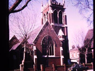 1973 St Dionis Church in London
When Kath and Lois had first arrived in 1972, they looked for a local Anglican Church and found St Dionis in Parsons Green. Lois spent 3 very happy years as part of the St Dionis community, forming many friendships which survive to this day.
