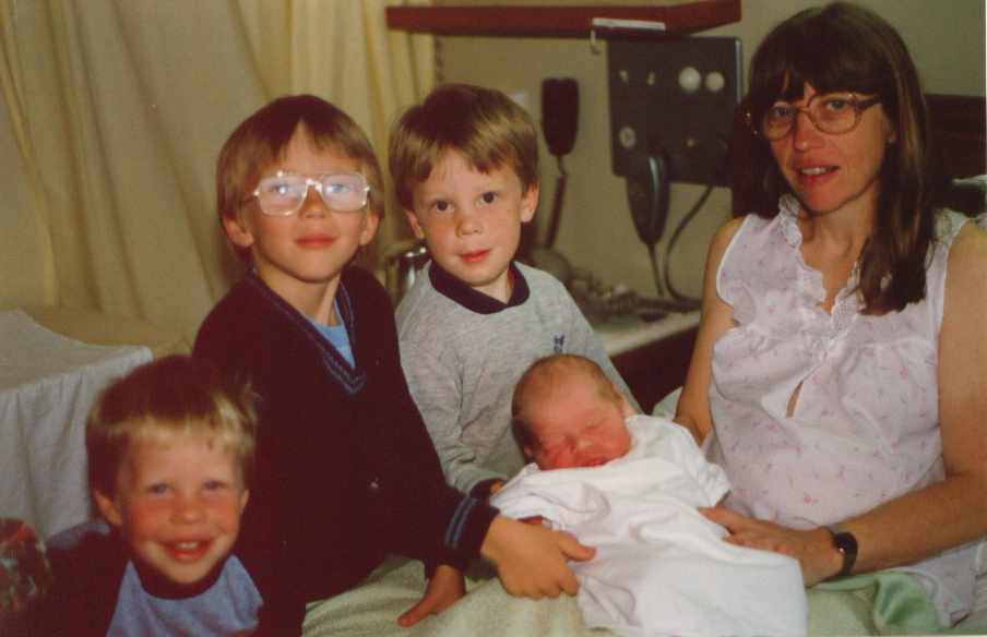 1986 Matt at 5 hours old