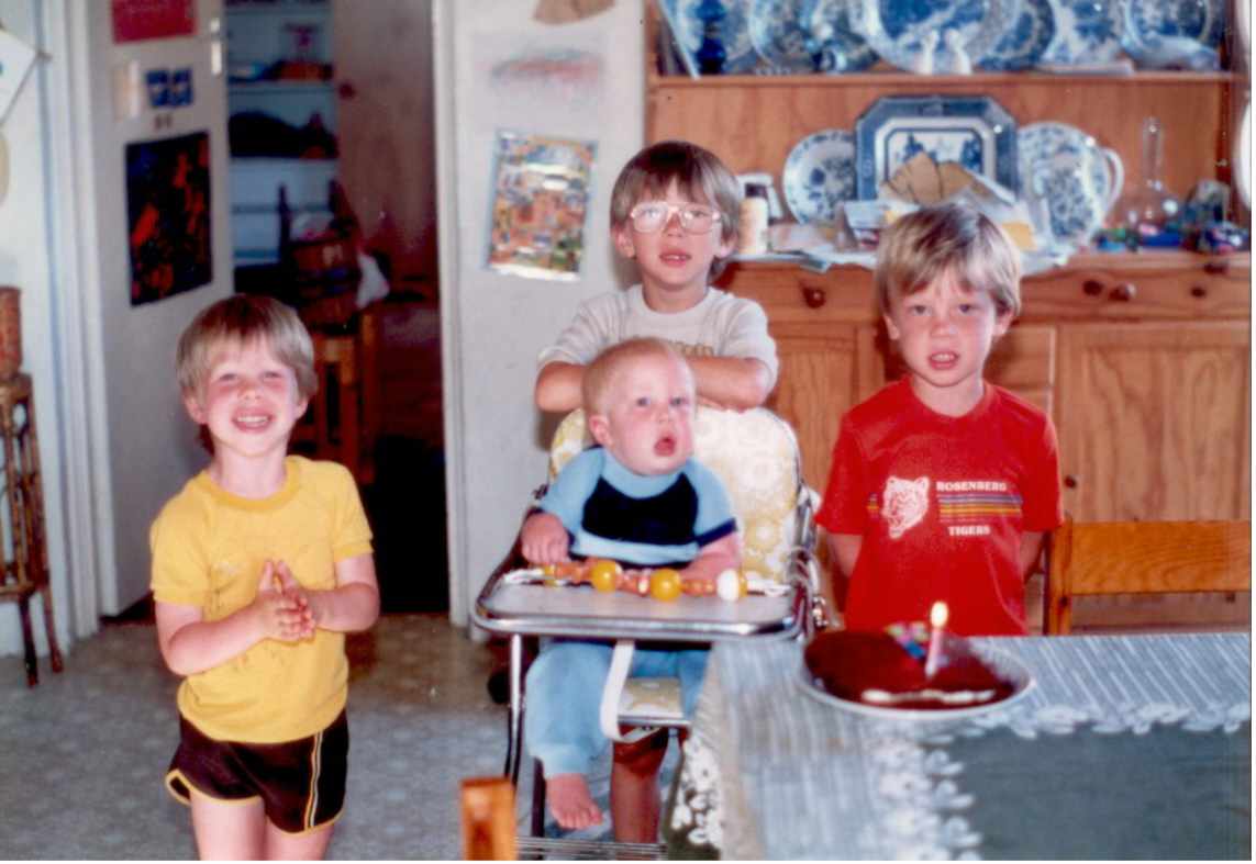 matt first birthday dec 1987