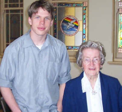 Paul and his grandmother Win