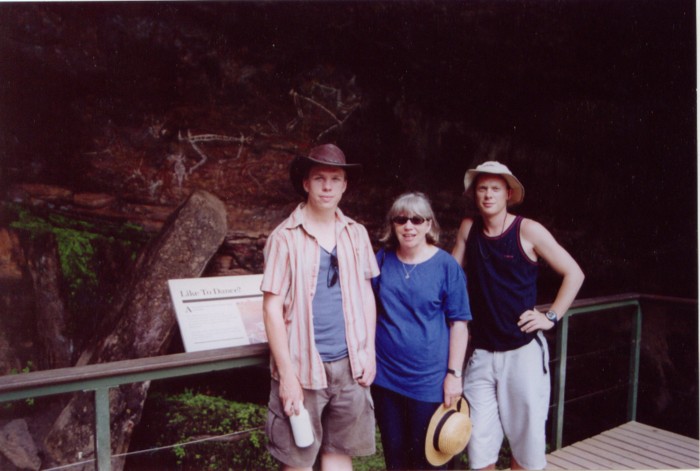 paul lois and chris at kakadu in NT