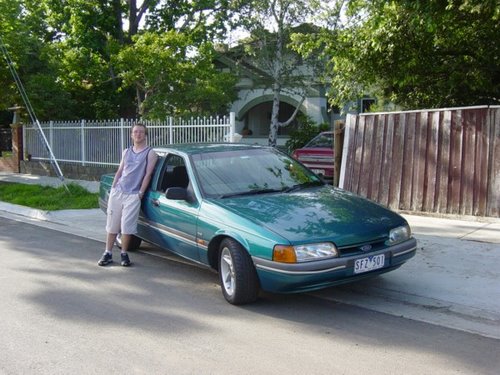dave with car