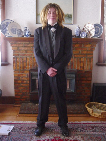 matt dressed for the School Formal