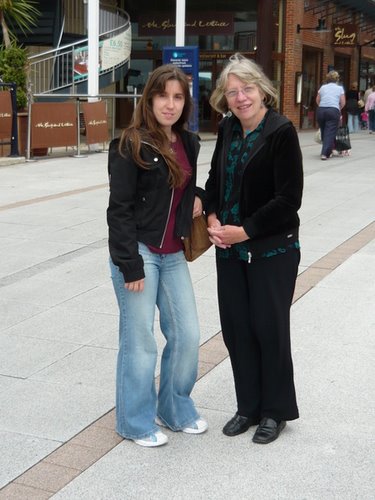 Loias and Becky in Portsmouth