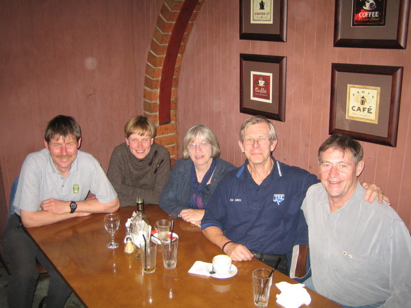 Tim Lois, Rudy, Caroline and Gerald in Melbourne in April