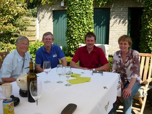 Tim, Paul, Rudy and Caroline in Geel, Belgium