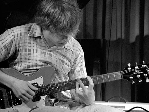 Matt playing at the 2010 Melbourne Fringe Festival