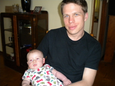 Sept 2011 - Oliver with Paul
