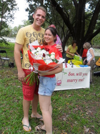 sue and tom get engaged