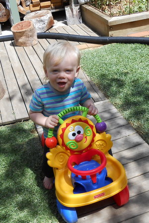 Olly on his bike - January 2013