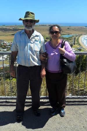 Terry and Diane in Tasmania, January 2013