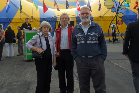 January 2013 - Tim, Lois and Terry at the Cirque de Soleil in Melbourne