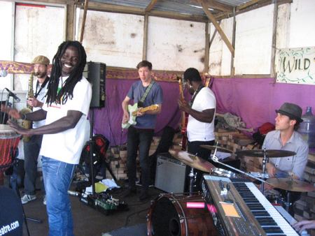Matt in one of his bands