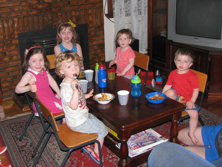 January 2014 family dinner