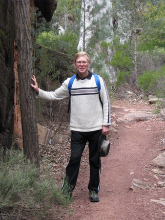 Tim at Wilpena Pound - Flinders Ranges - August 2014