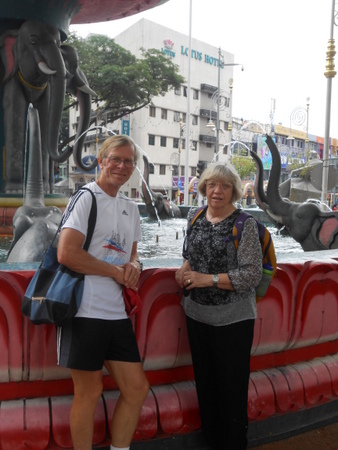 Tim and Lois in Kuala Lumpur