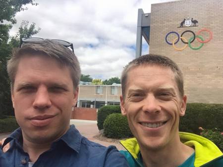 Paul and Chris in Canberra