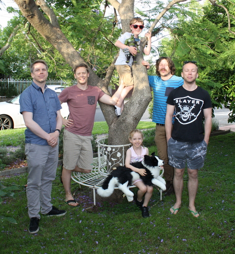 Family on Christmas Day