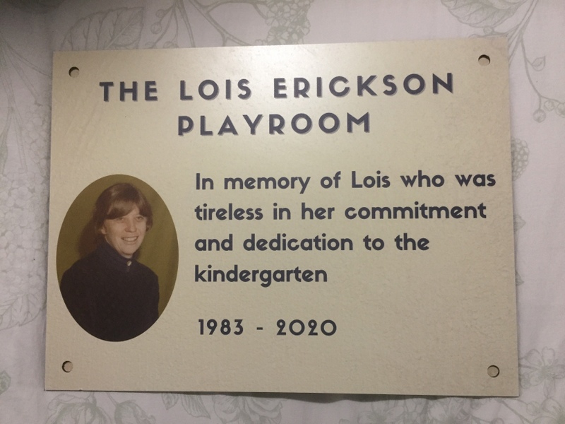Lois Kinder Playroom Sign