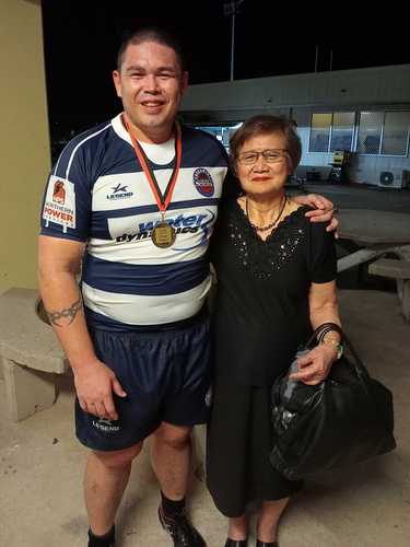 2023-03-25 Eric and Diana - a win - Casuarina Cougars beat Palmerston Crocks 35-21