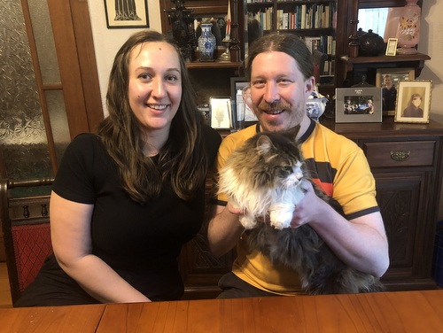 Matt and Jess and Barney