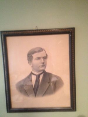 1887 E. Eriksson was a tutor at Ulriksdal Slott
This photo (of a framed print) is from Hakan Eriksson. He thinks this is almost certainly E. Eriksson who was a tutor at Ulriksdal Slott (castle). This was told to him by his father Bengt. His son Erik Eriksson was the father of Karin, Anna Maria, Margaret, Erik Gustav and Erik Gunnar.


