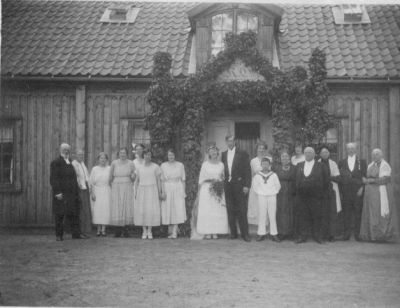 1920s Marriage of Erik Gustav Eriksson and Ragnhild Camel

